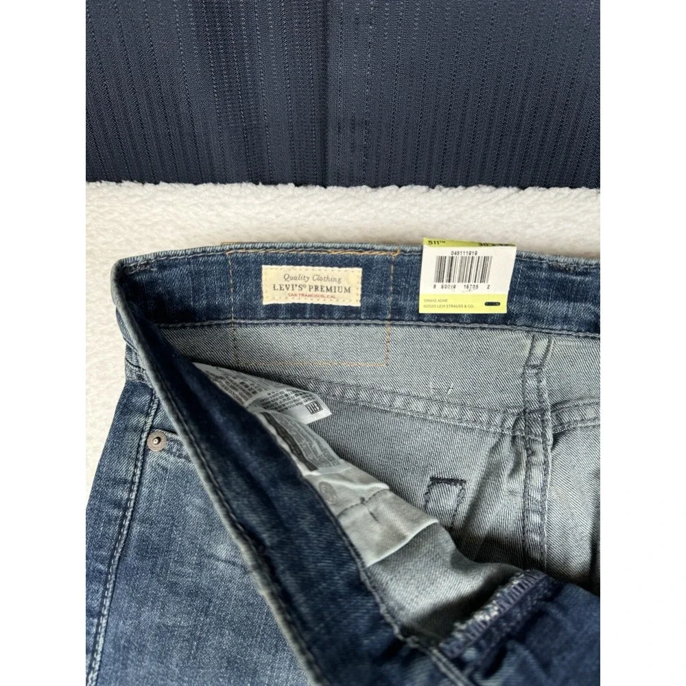 NEW - Levi's Premium 511 Slim Flex Stretch Jeans - Men's 30x32 Fits (30x30)
